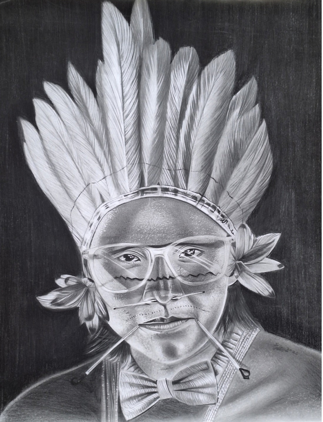Brazilian Male Indian 30x40cm